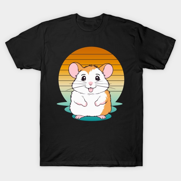 adorable Hamster Lover birthday cool splotch paint T-Shirt by greatnessprint